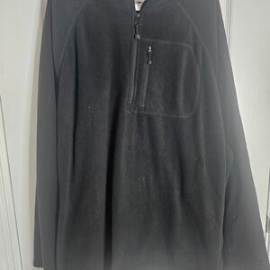 Men's Black Quarter-Zip Sweater